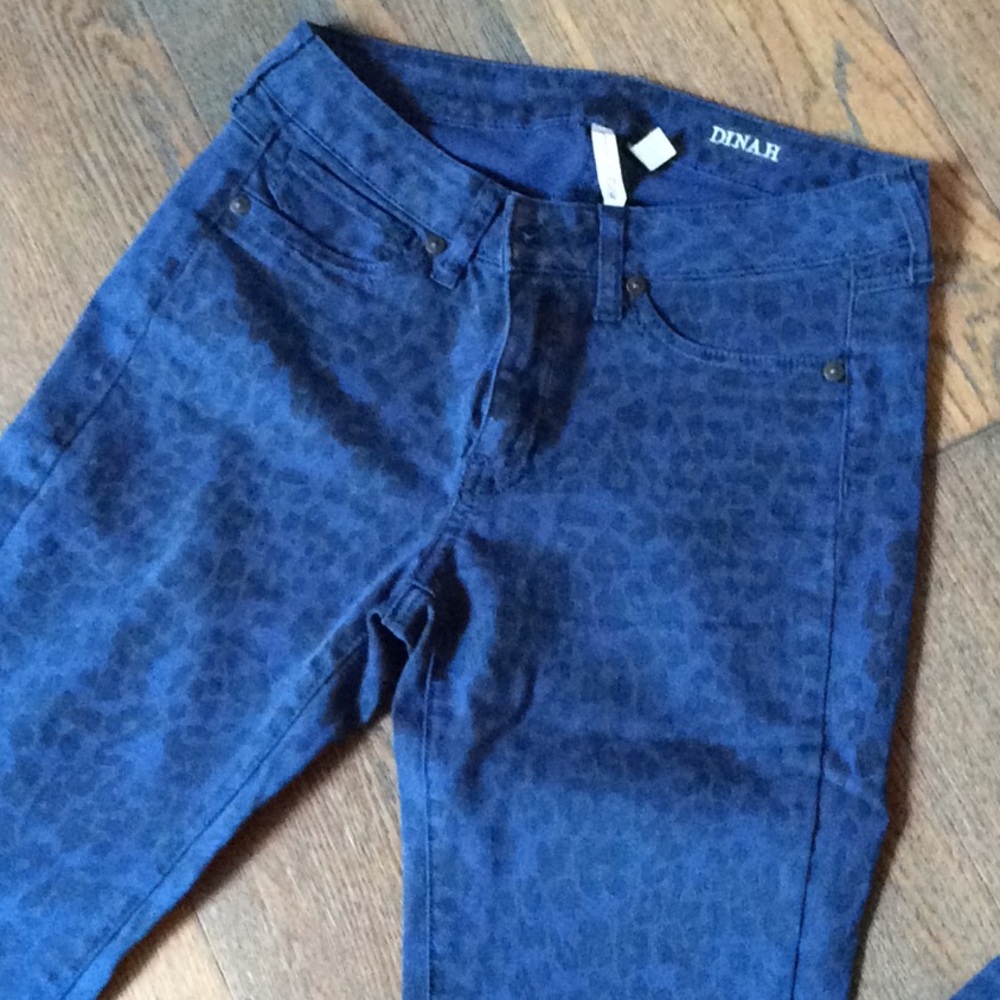 Mango animal print pants